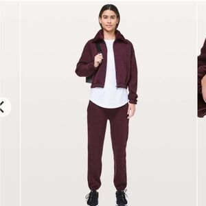 Lululemon Plush Times Jacket High Neck Warm S M 6